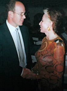 Dr. Richarda Russ with Prince Albert of Monaco